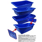 Санки рыбацкие С-2/1 синие NERO 83х45х22см