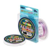Леска AKKOI ALPHA 30м 0,09 0,96кг multicolor