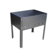 Мангал сборный 400*250*400 сталь без шамп.