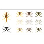 Спинки для имитации личинок веснянки Ловитва