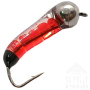 Мормышка Мотыль хруст. вольфр. с ушком Д-4 вес 0,7 Ирбитка