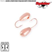 Мормышка Spider d 4,3 мм Капля с отверст. тульская утяжеленная