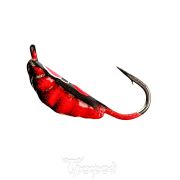 Мормышка вольф. Helios Опарыш с ушком краш 3мм