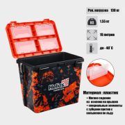 Ящик зимний HELIOS SHARK односекционый