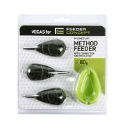 Кормушка Flat Method feeder 3 штуки и уплотнитель набор