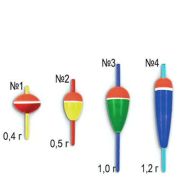 Поплавок Микроша с трубкой №4 (1,2гр)
